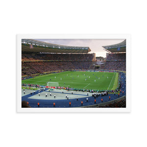 World Cup Final Berlin 2006 Italy v France - Framed poster